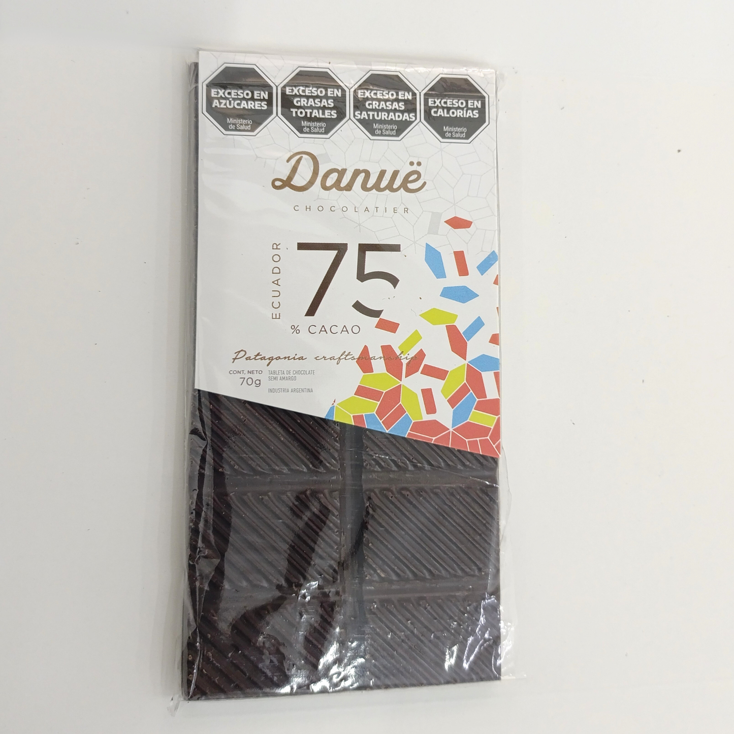 Tableta XL Ecuador 75% Cacao 70gr