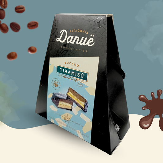 Caja Trapecio Bocaditos Tiramisú