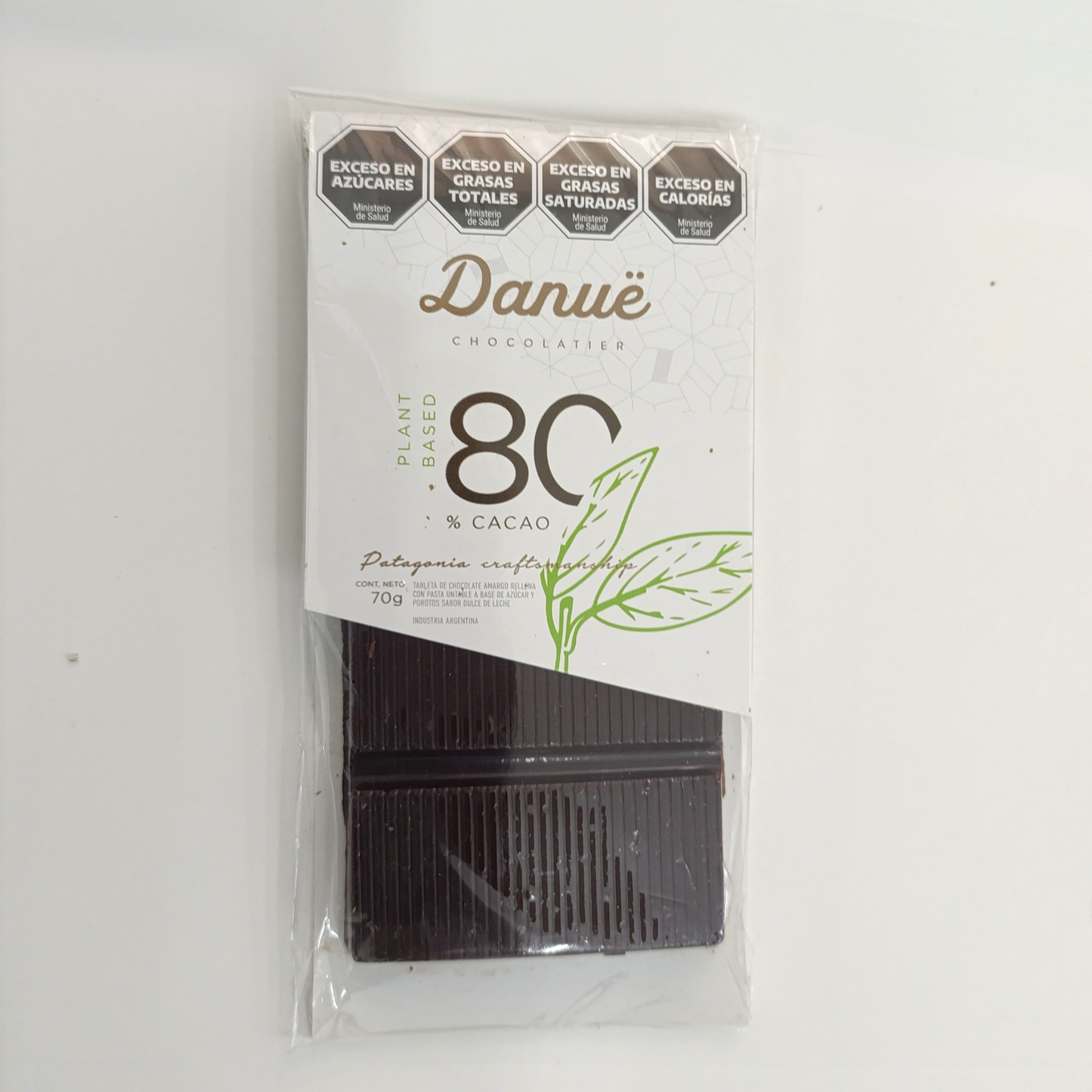 Tableta XL Chocolate Vegano 80% Cacao c/ DDL 90gr